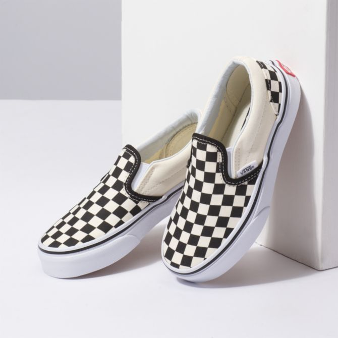 Vans Kids Classic Slip-On - Checkerboard Black/White