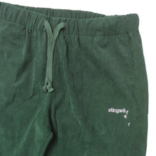 Load image into Gallery viewer, Stingwater Corduroy Melting Logo Sweatpants - Forest Green