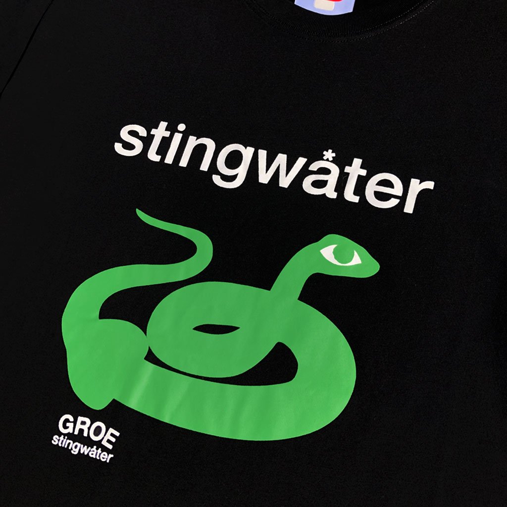 Stingwater Snake Tee - Black