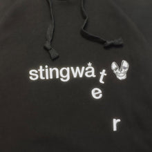 Load image into Gallery viewer, Stingwater Classic Melting Logo and Skull Patch Hoodie - Black