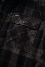 Load image into Gallery viewer, Brixton Bowery Flannel - Black/Charcoal