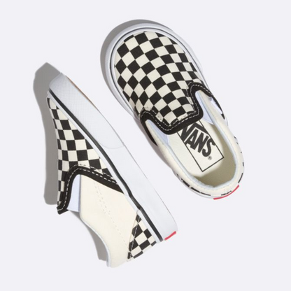 Vans Toddler Slip On - Black & White Checkerboard