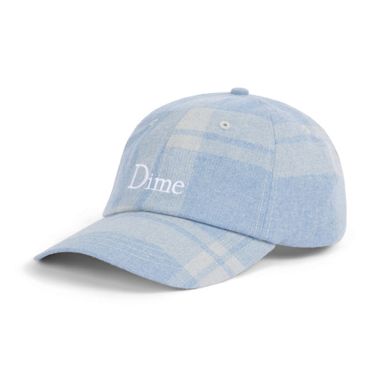 Dime Plaid Cap - Light Blue