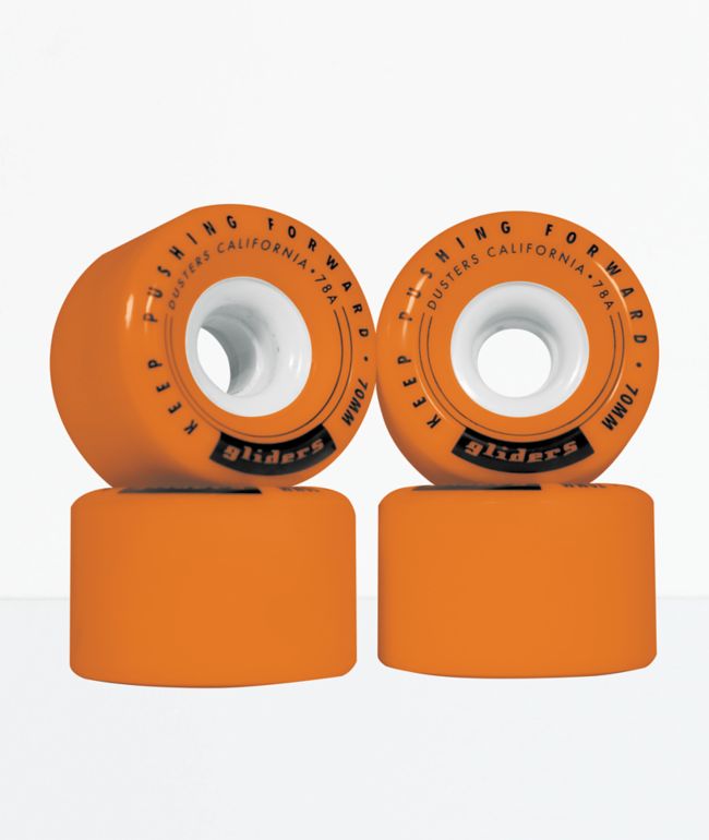 Dusters Gliders Wheels - 70mm 78A Orange