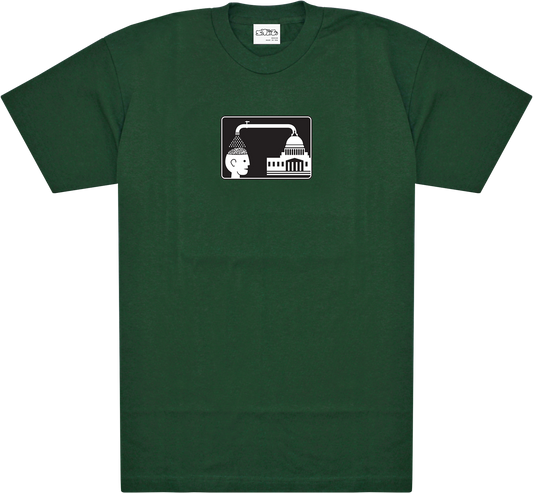 Sneeze Mike Hill Brainwash Tee - Forest Green