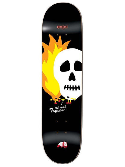 Enjoi Skulls And Flames Hybrid Deck - 8.5