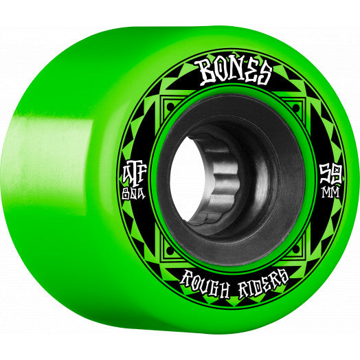 Bones Rough Riders Runners ATF Wheels - 80A 59mm Green