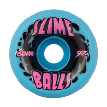 Load image into Gallery viewer, Slime Balls Splat Vomits Wheels -  Neon Blue 97A 60mm