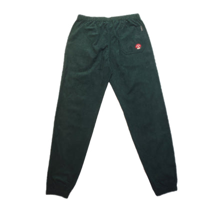 Stingwater Corduroy Melting Logo Sweatpants - Forest Green