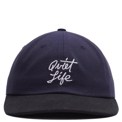 The Quiet Life Script Polo Hat - Navy/Black