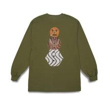Load image into Gallery viewer, Quartersnacks Classic Snackman L/S Tee - Olive