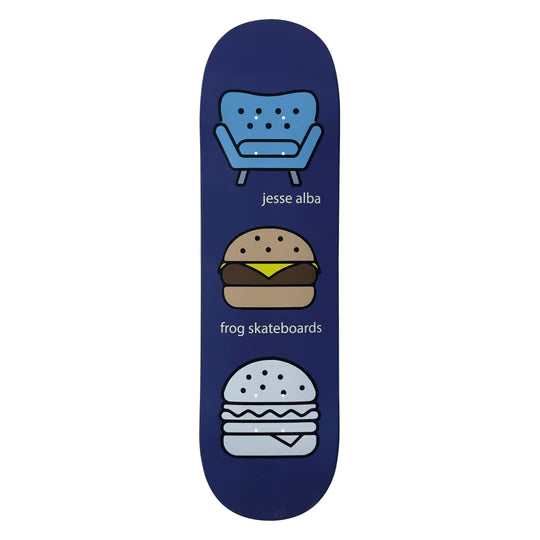 Frog Jesse Alba Ghost Burger Deck - 8.5