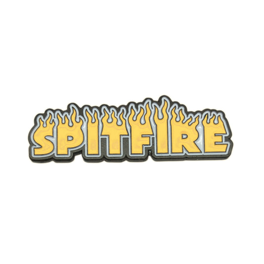 Spitfire Flash Fire Lapel Pin - Black/Yellow