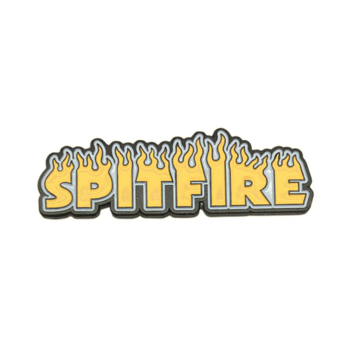 Spitfire Flash Fire Lapel Pin - Black/Yellow