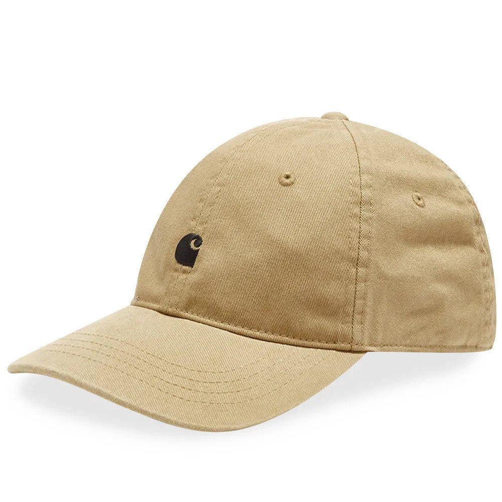 Carhartt WIP Madison Logo Cap - Leather/Dark Navy