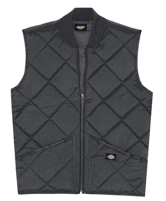 Dickies Diamond Quilted Vest - Black