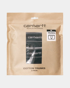Carhartt WIP Cotton Trunk Underwear 2-Pack - Black