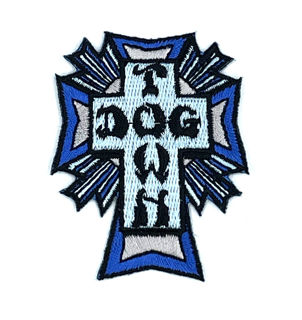 Dogtown Cross Logo Patch - Blue