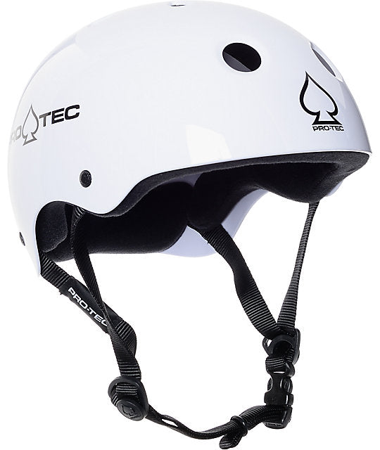 Pro-Tec Classic Skate Helmet - Gloss White