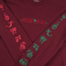 Load image into Gallery viewer, Pass-Port Life Of Leisure Longsleeve - Maroon