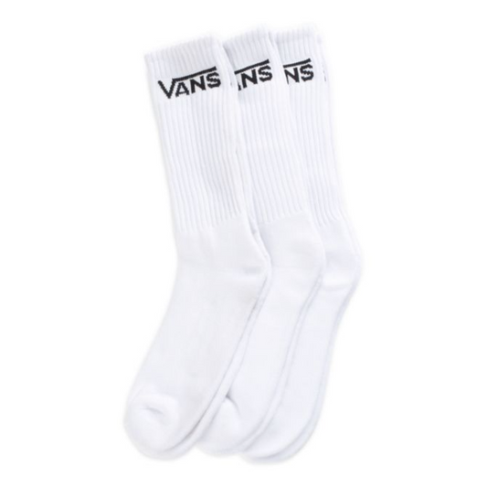 Vans Classic Crew Sock 3-Pack - White