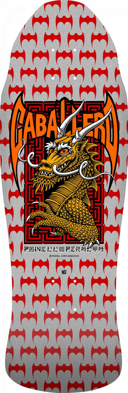 Powell Peralta Caballero Street Dragon Deck Silver - 9.625