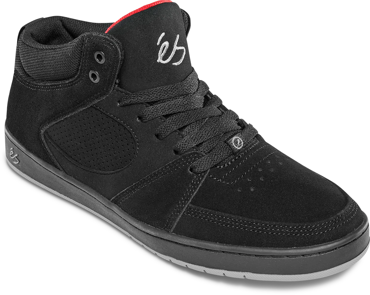 éS Accel Slim Mid - Black/Red/Grey