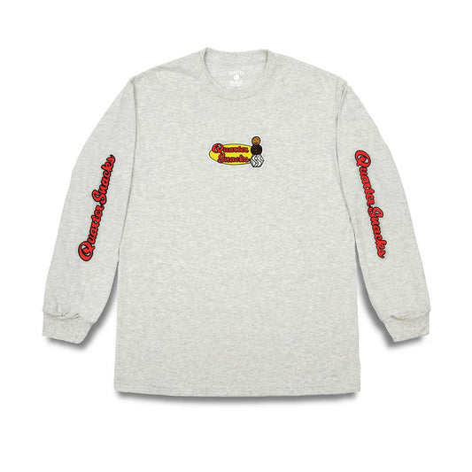 Quartersnacks Middle School L/S Tee - Ash Grey