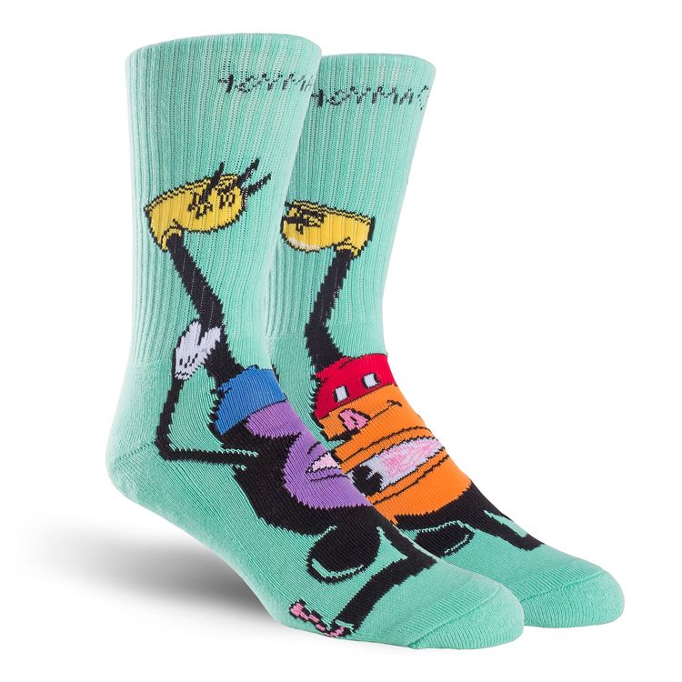 Toy Machine Mousketeer Sock - Mint