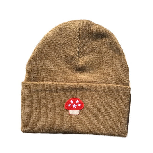 Stingwater Aga Patch Beanie - Brown