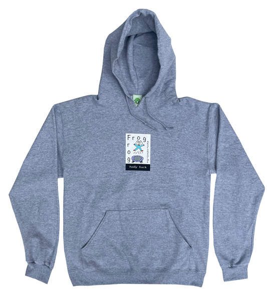 Frog Holy F*ck Hoodie - Athletic Grey