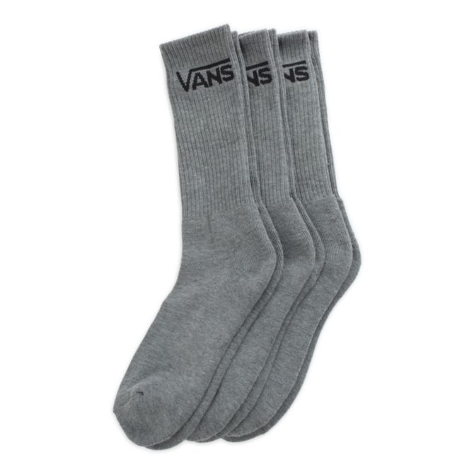 Vans Classic Crew Sock 3-Pack - Heather Grey