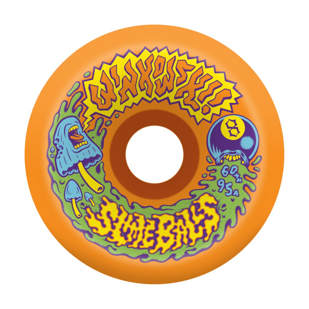 Slime Balls Winkowski Vomits Wheels - 95A 60mm Orange