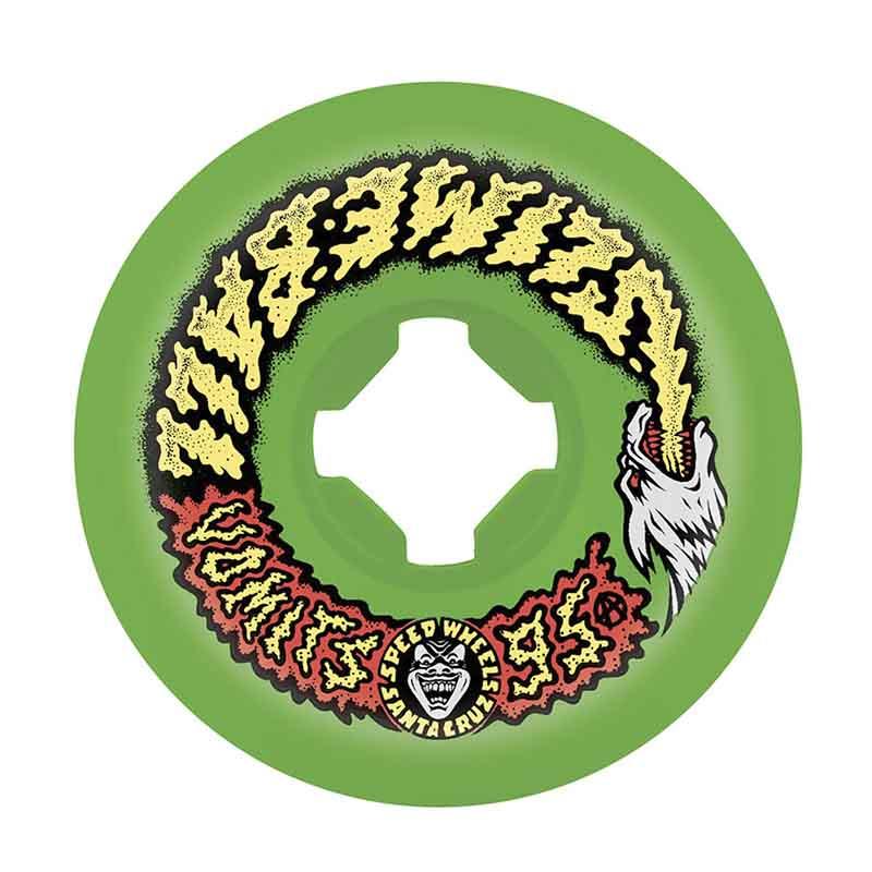 Slime Balls Wolf Vomit Wheels - 95A 60mm Green