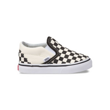 Load image into Gallery viewer, Vans Toddler Slip On - Black &amp; White Checkerboard