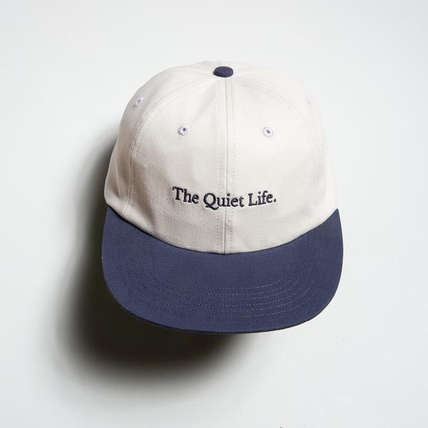 The Quiet Life Serif Polo Hat - Stone/Blue