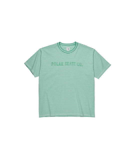 Polar Outline Stripe Tee - Green
