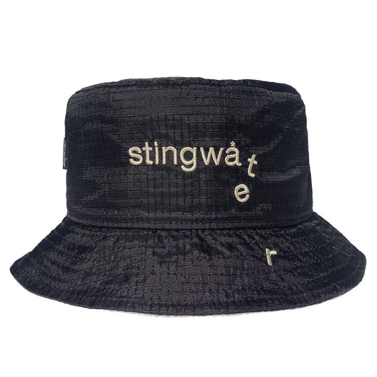 Stingwater Nylon Bucket Hat - Black