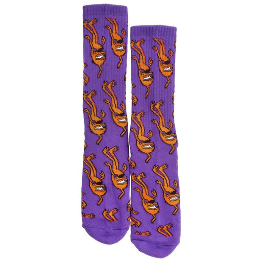 Toy Machine Multi Sect Sock - Purple