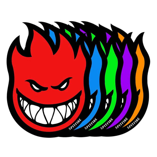 Spitfire Bighead Sticker Assorted Colours - 12" x 8"