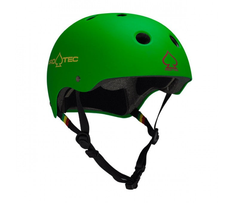 Pro-Tec Classic Skate Helmet - Matte Rasta Green