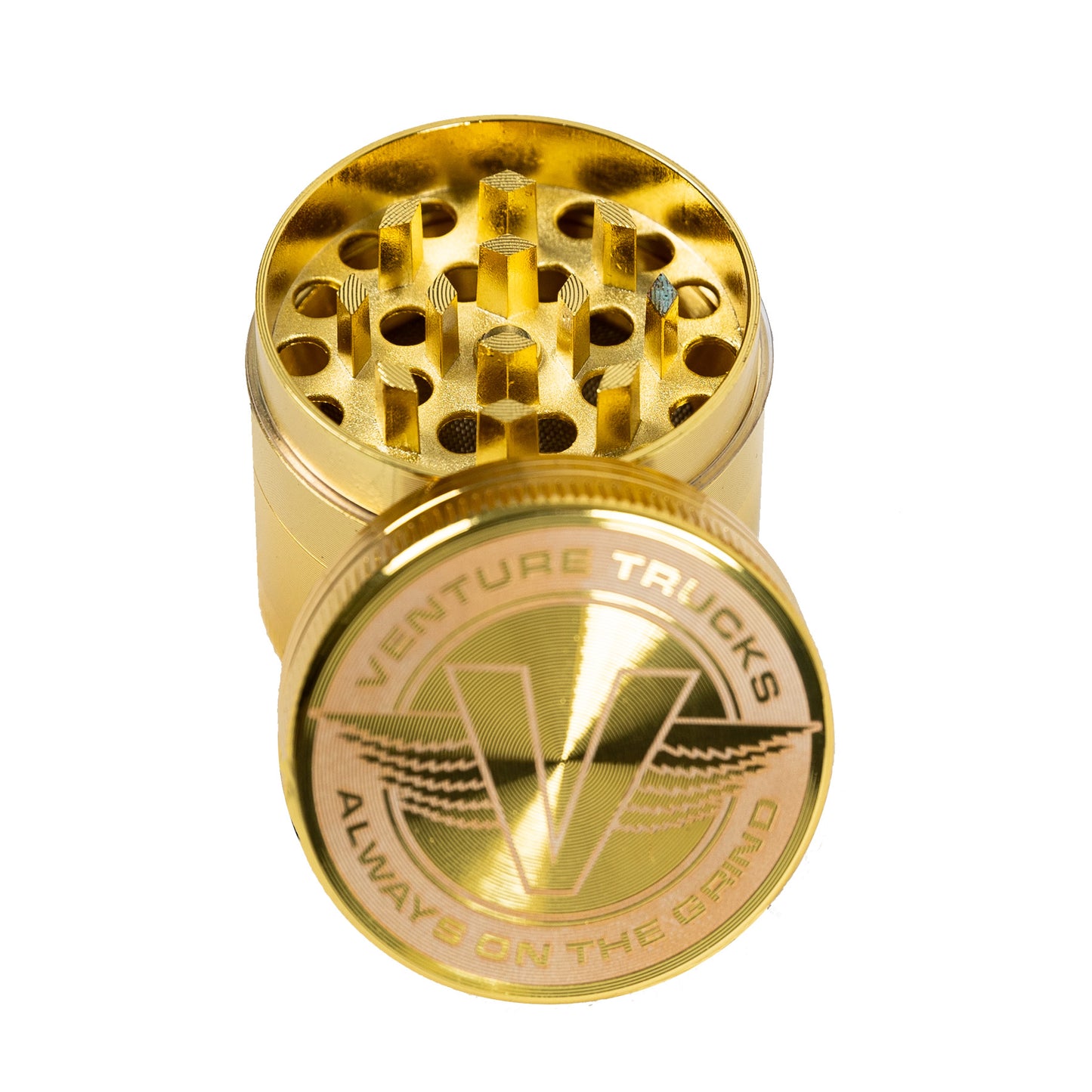 Venture Wings Herb Grinder - Gold