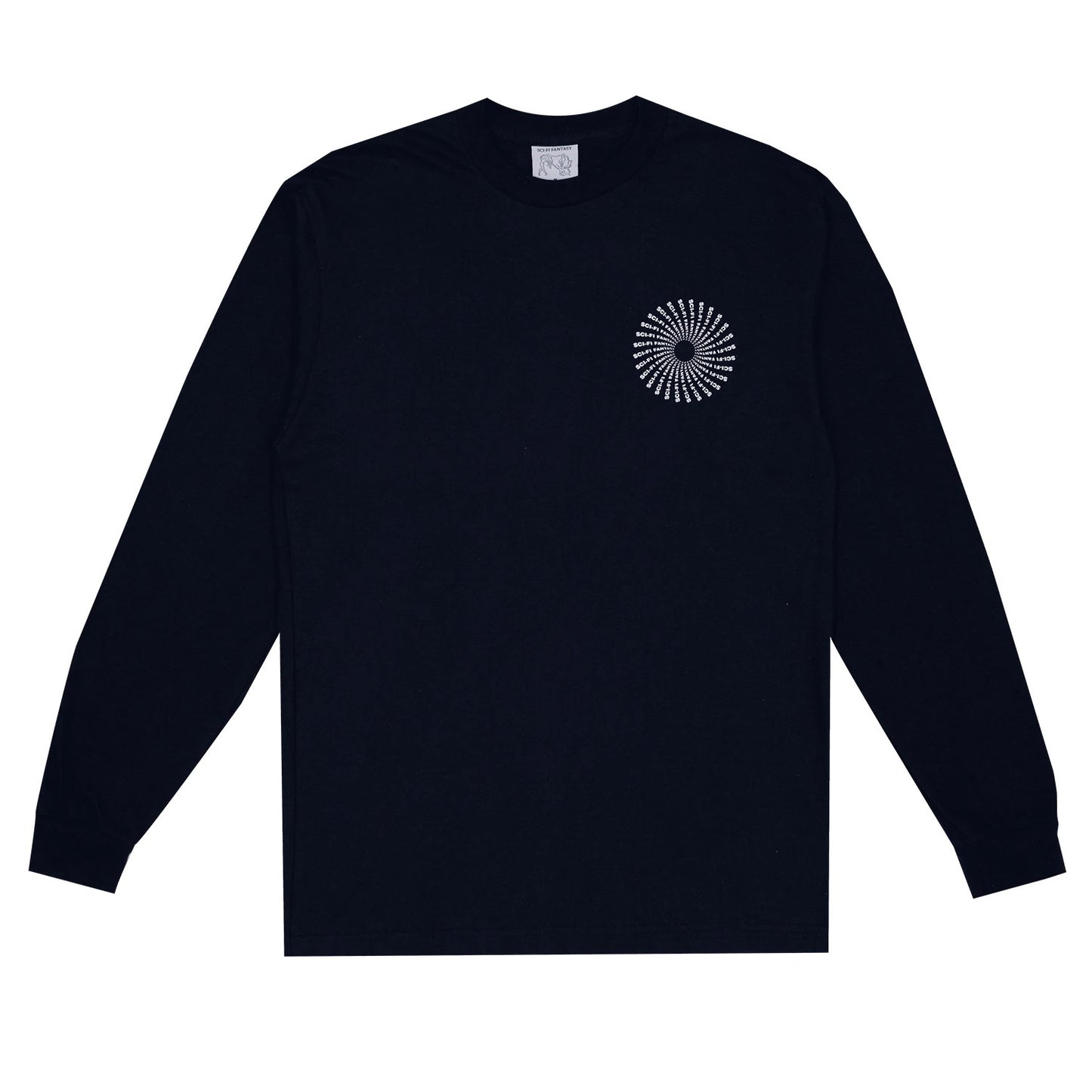 Sci-Fi Fantasy Typeset Longsleeve - Navy