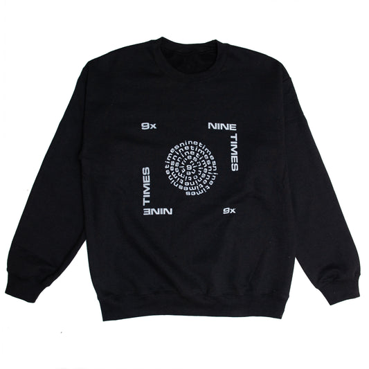 Ninetimes Letraset Crewneck - Black