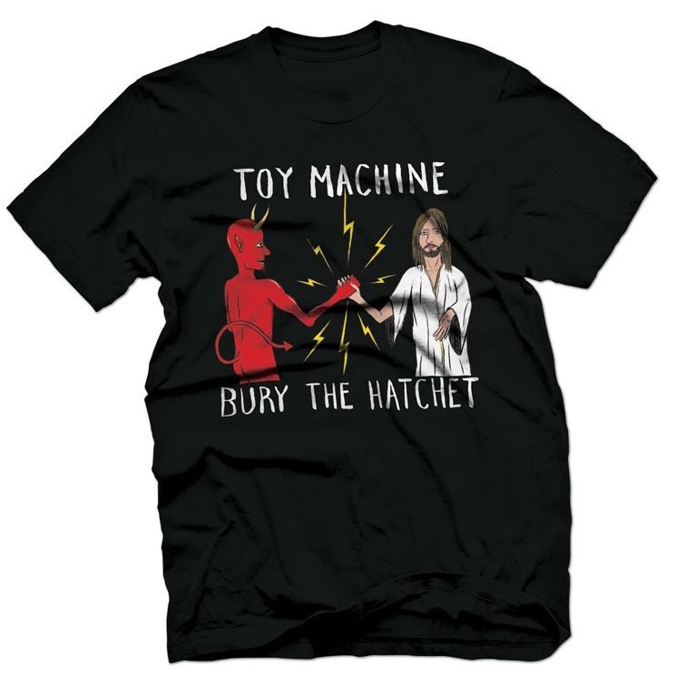 Toy Machine Bury The Hatchet Tee - Black