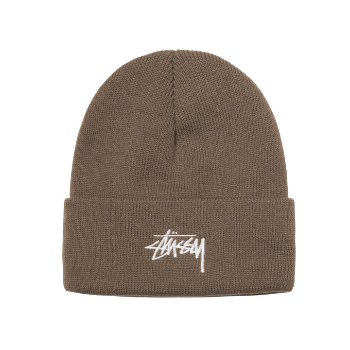 Stussy Stock Cuff Beanie - Mushroom