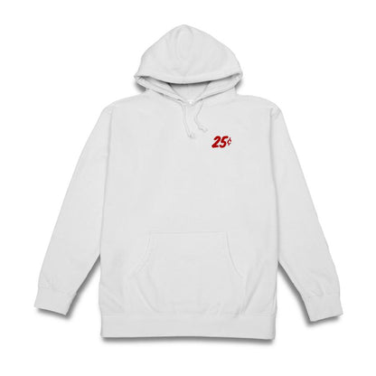 Quartersnacks Classic Snackman Hoody - White