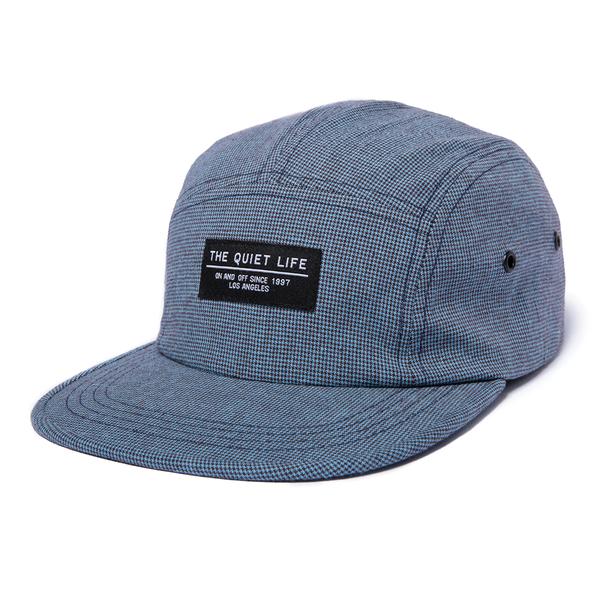 The Quiet Life Regent 5 Panel Camper Hat - Blue/Brown