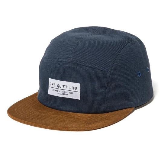 The Quiet Life Cord Combo 5 Panel Hat - Blue