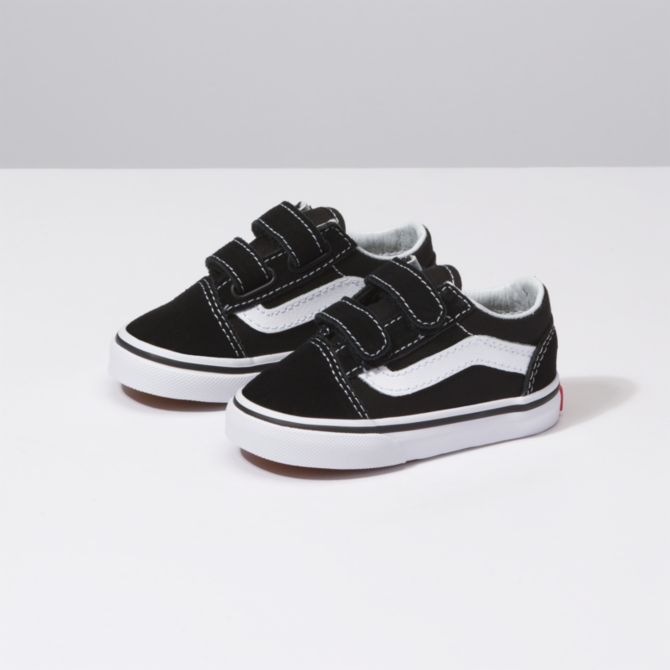 Vans Toddler Old Skool V - Black/True White